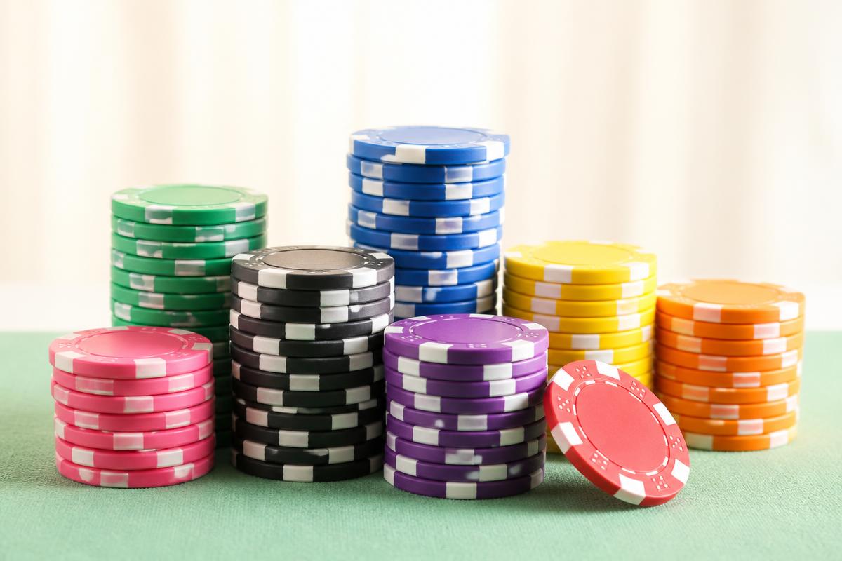 Casino chips representing regulated New Jersey online casinos